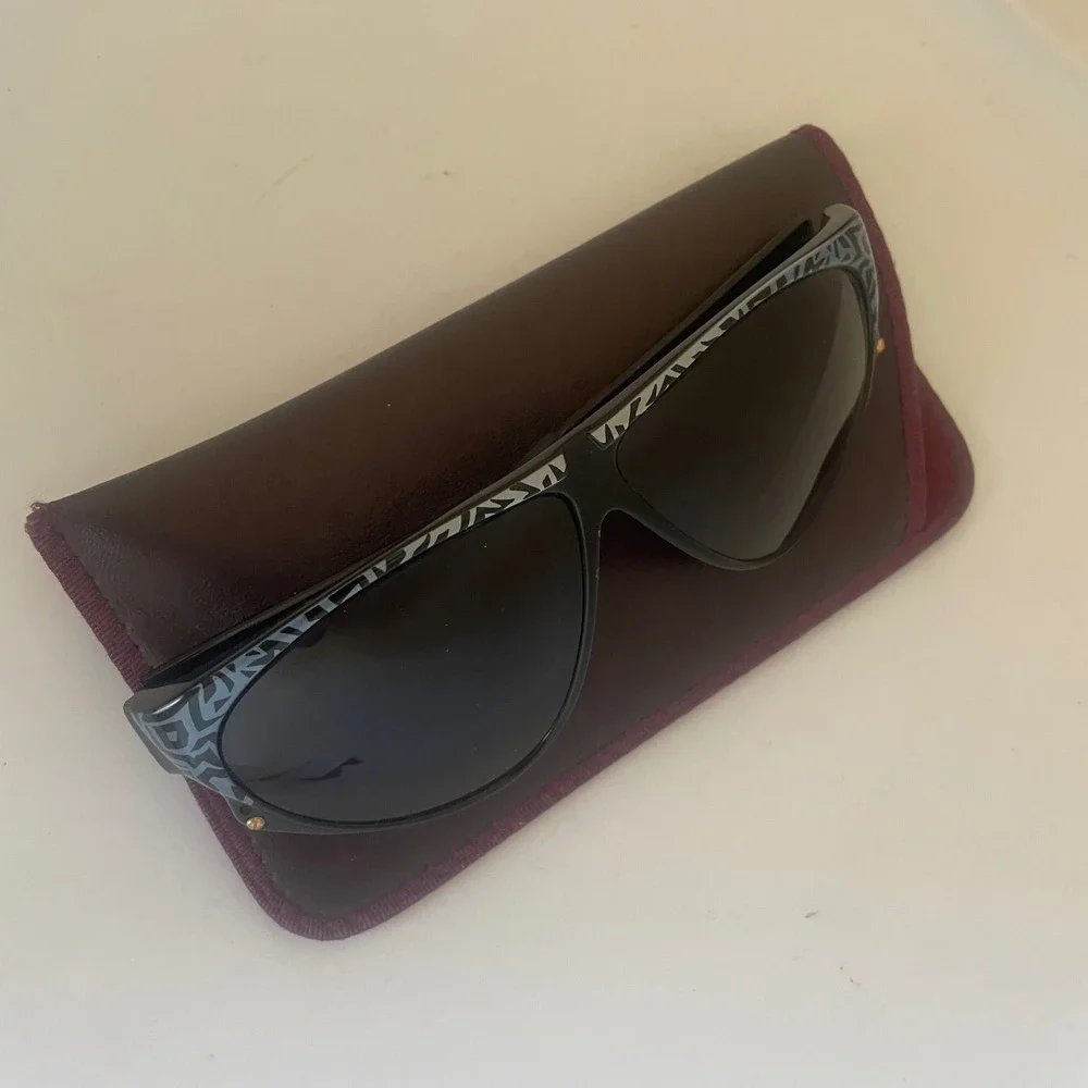 Vintage Glasses Frames Only Britalia Italia Made‎ Italy 234 C-3 Black 80s design
